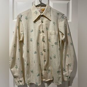 Vintage Van Heusen Floral Button Down